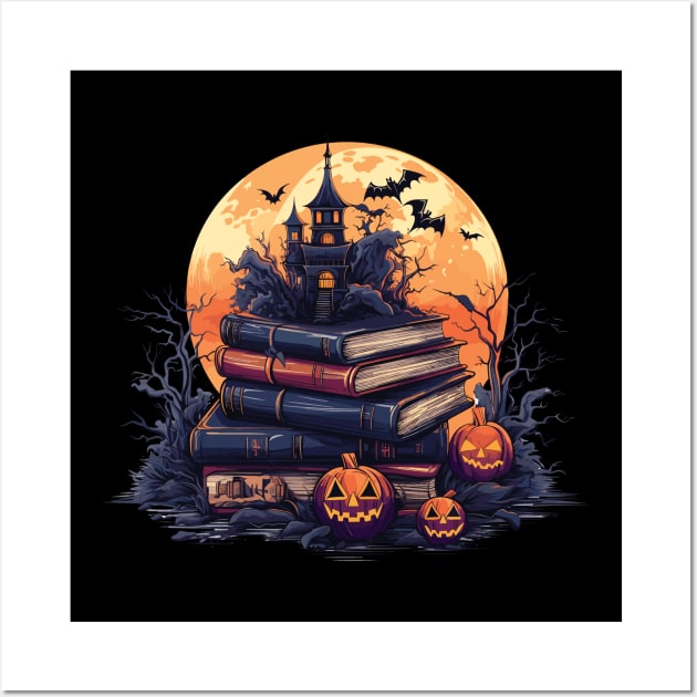 Halloween Gift For Book Lovers Wall Art by PaulJus